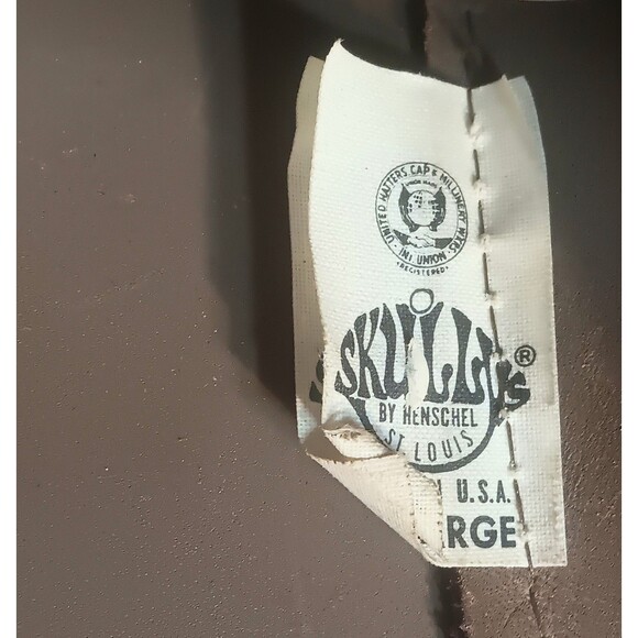 Vintage Skullys Henschell Weathered Suede Hippie Boho Outback Hat USA Large - Picture 13 of 16